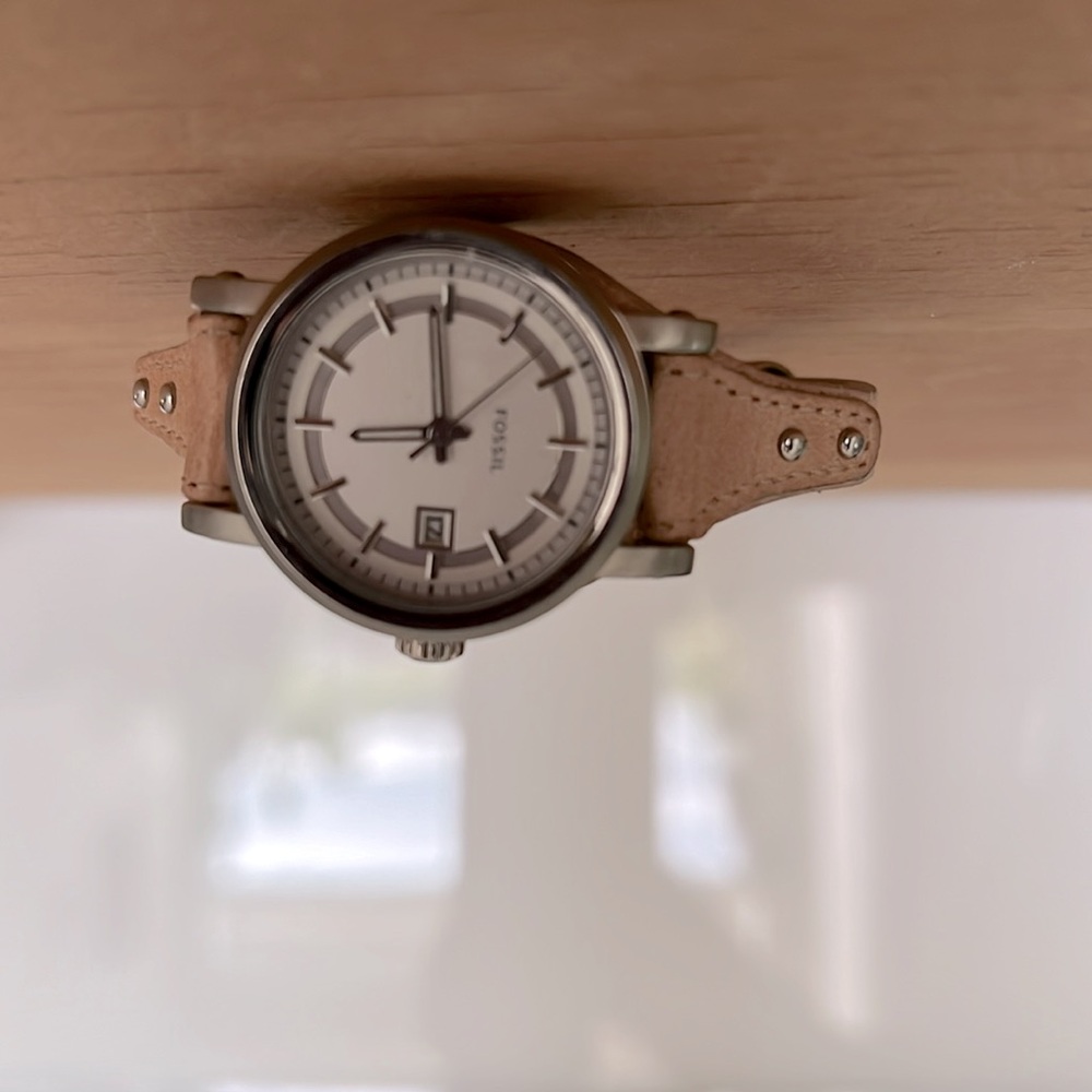 Fossil “boyfriend” bracelet watch.